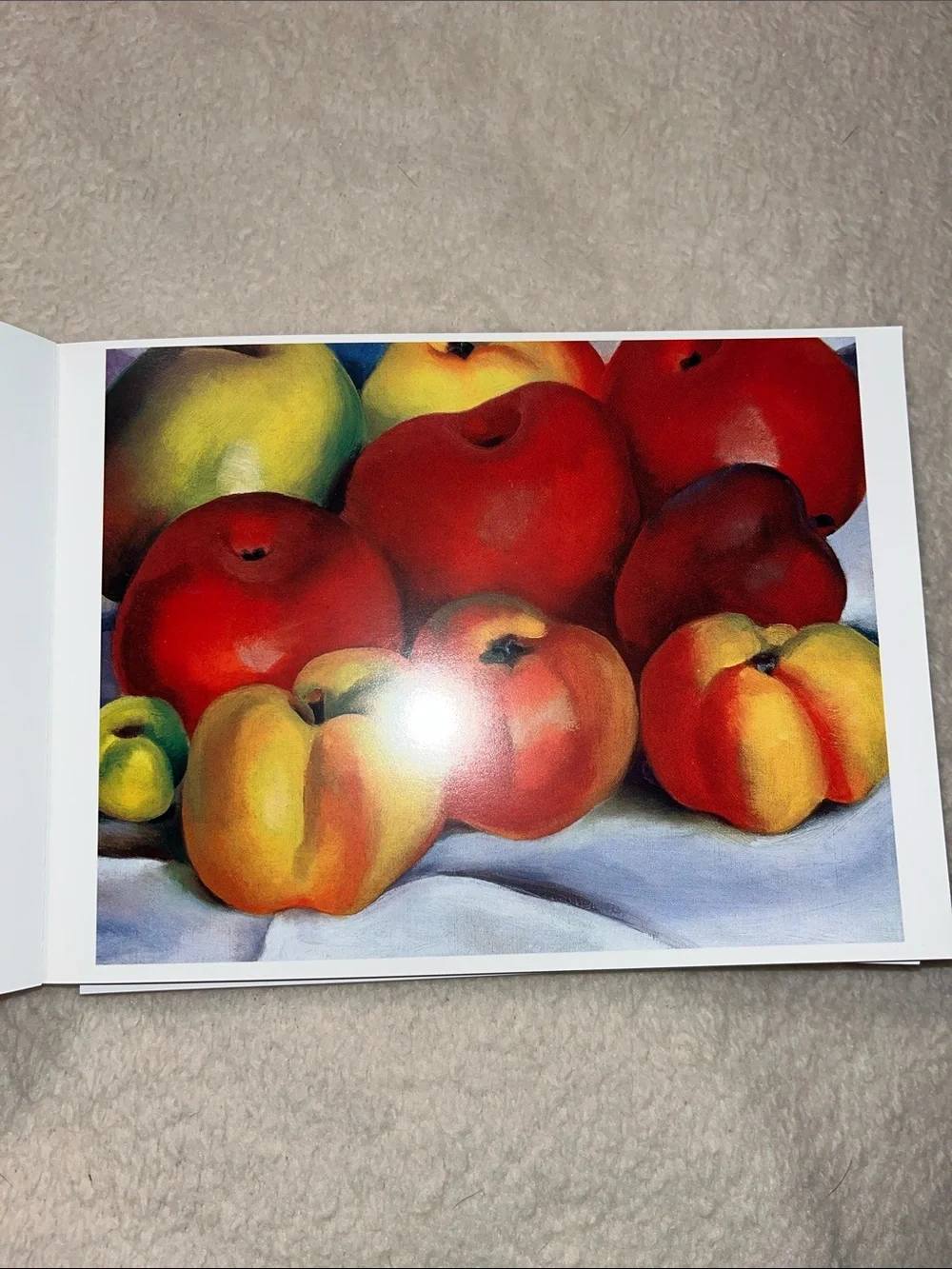 Georgia O'Keeffe Blue Landscape Art Postcard Book